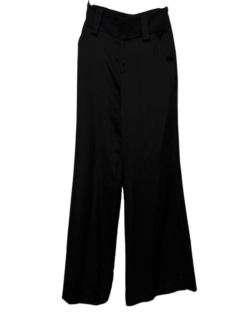 alice + olivia Women’s Silk Pant Suit Embroidered Jacket & Pants Sz 2 Black - Picture 10 of 16